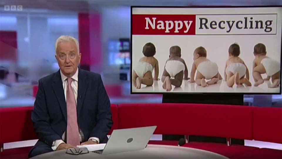 NappiCycle featured on BBC News